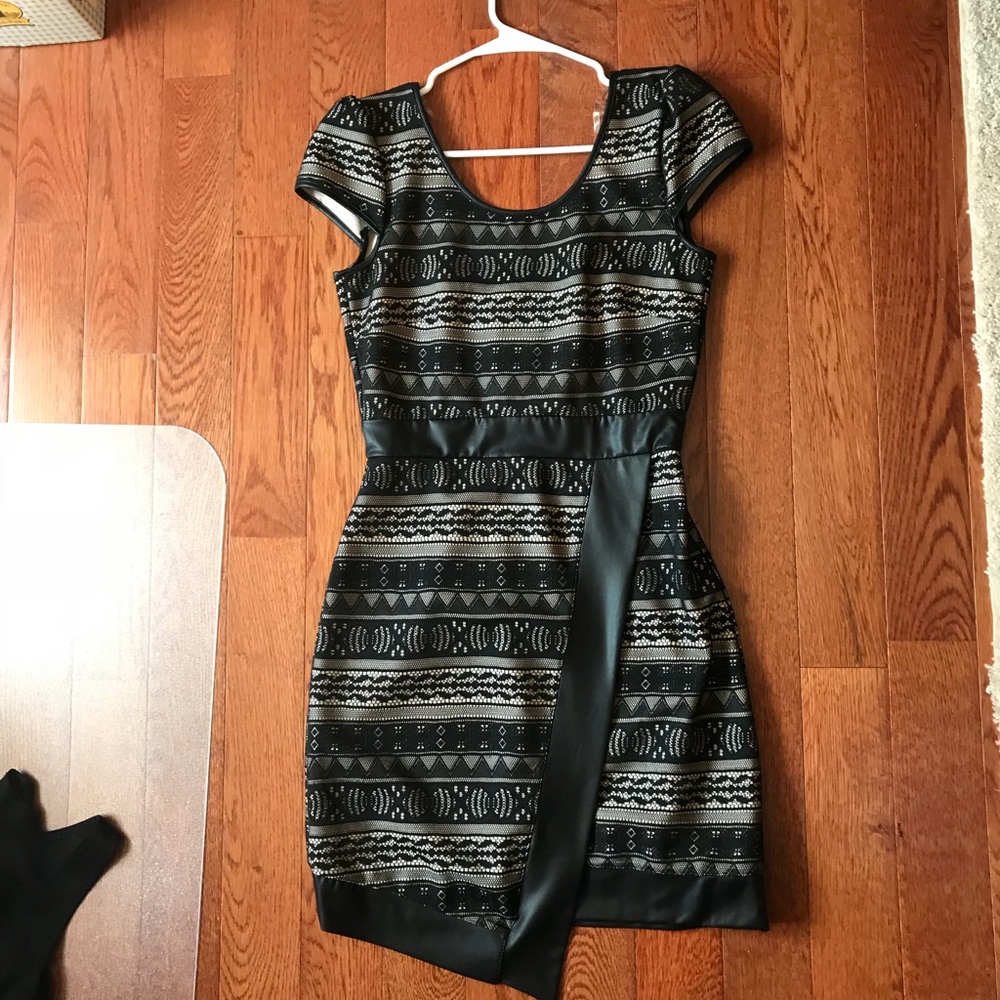 Macy’s Black and Nude Dress